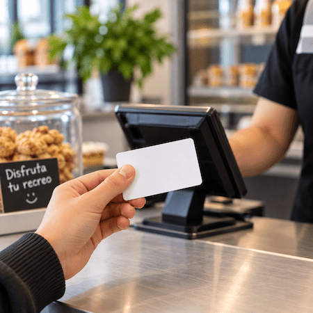 Cafetería IES los Castillos, Tarjeta monedero